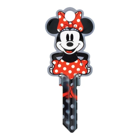 Hillman Disney Minnie House & Padlock Universal Key Blank for Double Sided - Case of 5 5005196